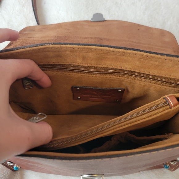 Patricia Nash Diamond Studded Leather Purse - Picture 11 of 13